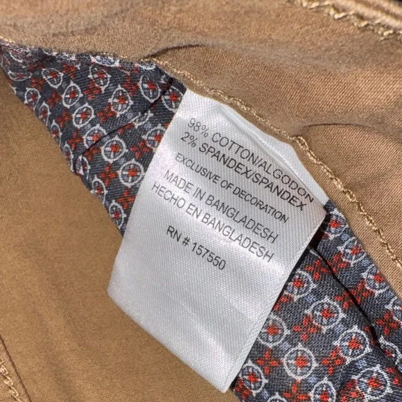 Tahari Men's Slim Stretch Jeans in Brown - Picture 4 of 10